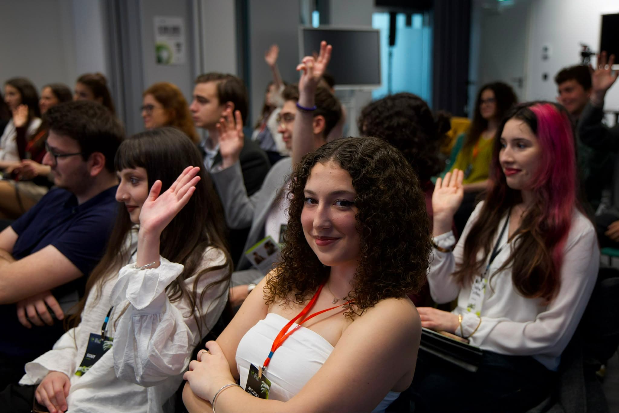 Studenți la un eveniment Cercul de Economie